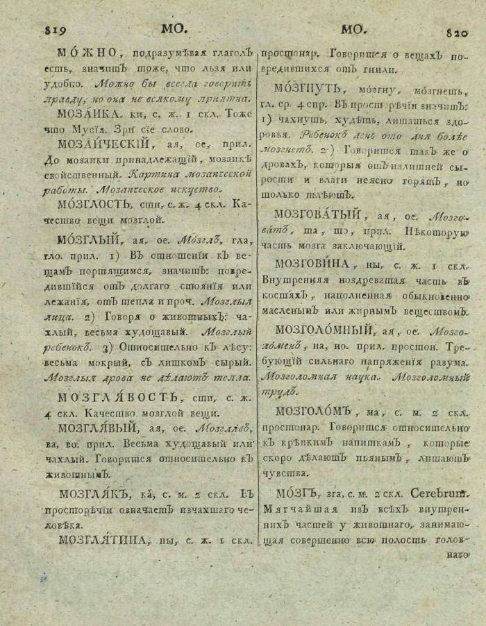  толковый словарь русского языка Академии Российской - том 3, страница 413