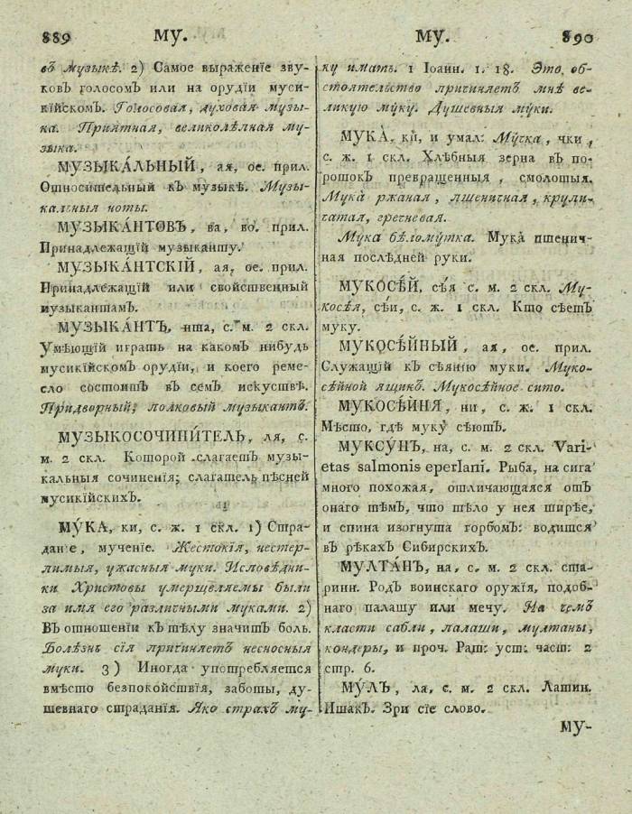  толковый словарь русского языка Академии Российской - том 3, страница 448