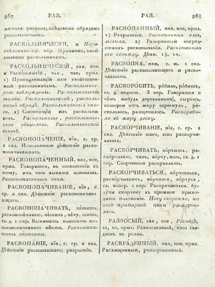  толковый словарь русского языка Академии Российской - том 5, страница 482
