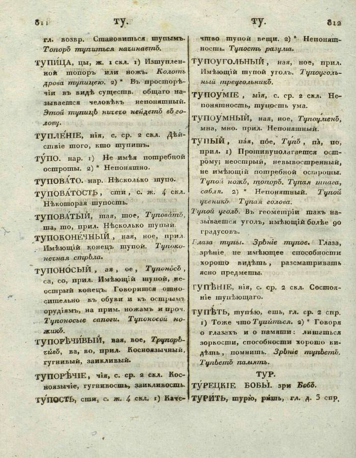  толковый словарь русского языка Академии Российской - том 6, страница slovar-akad-azb-6_409